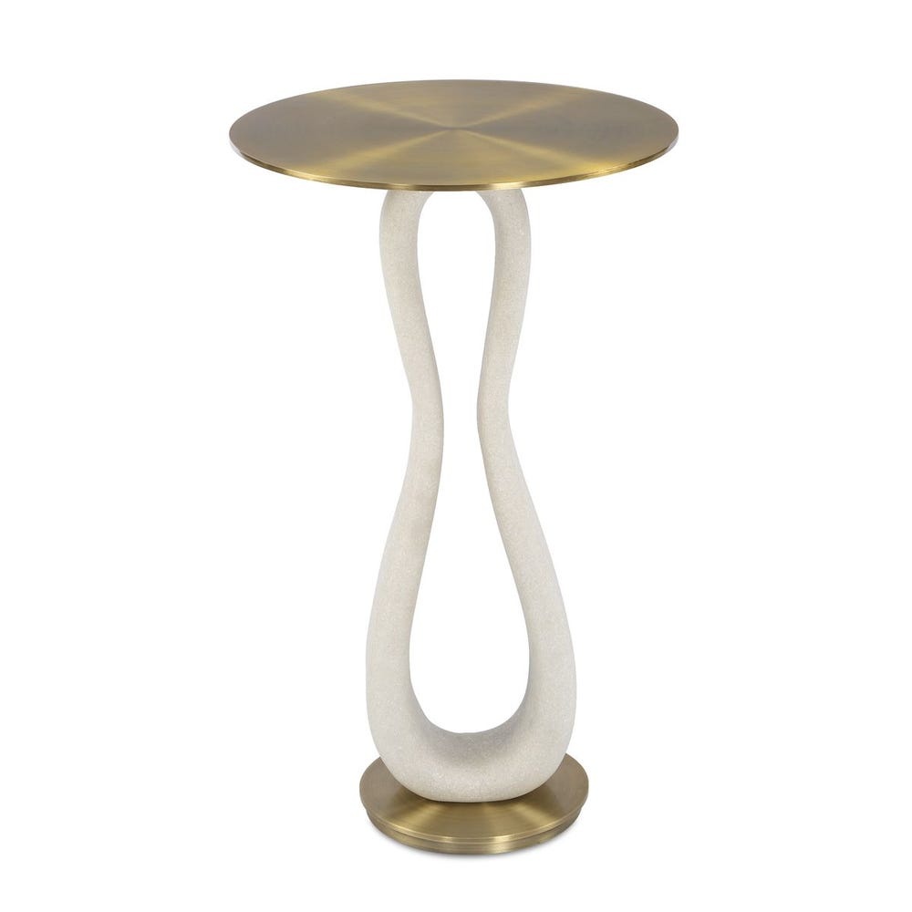 Uttermost Sonia Modern Brass Accent Table