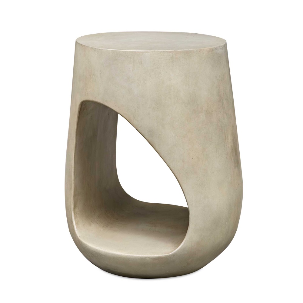 Uttermost Lithos Gray Outdoor Accent Table