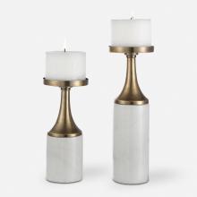 Uttermost 17546 - Uttermost Castiel Marble Candleholders, Set/2