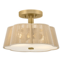 Hinkley 48581LCB - Small Semi-Flush Mount