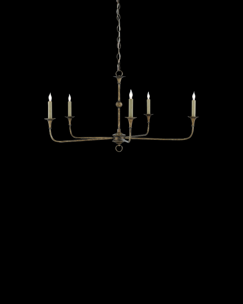 Nottaway Small Bronze Chandelier