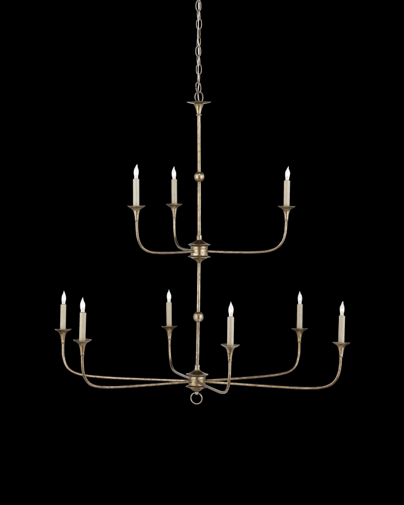 Nottaway Two-Tier Bronze Chandelier