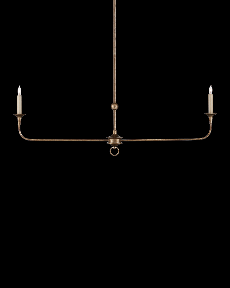 Nottaway Linear Bronze Chandelier