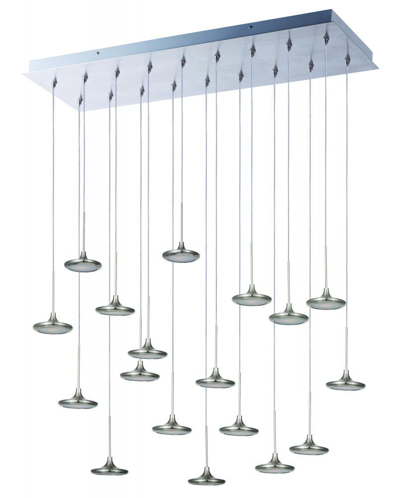 Disc-Flush Mount Chandelier